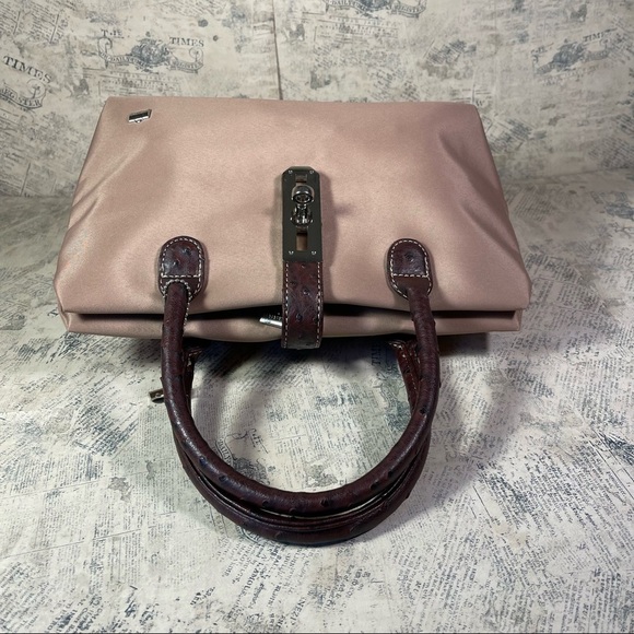 LA BAGAGERIE  Nylon & Leather Trim Tote Bag - Picture 6 of 14